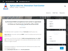 Tablet Screenshot of aplus-labs.com